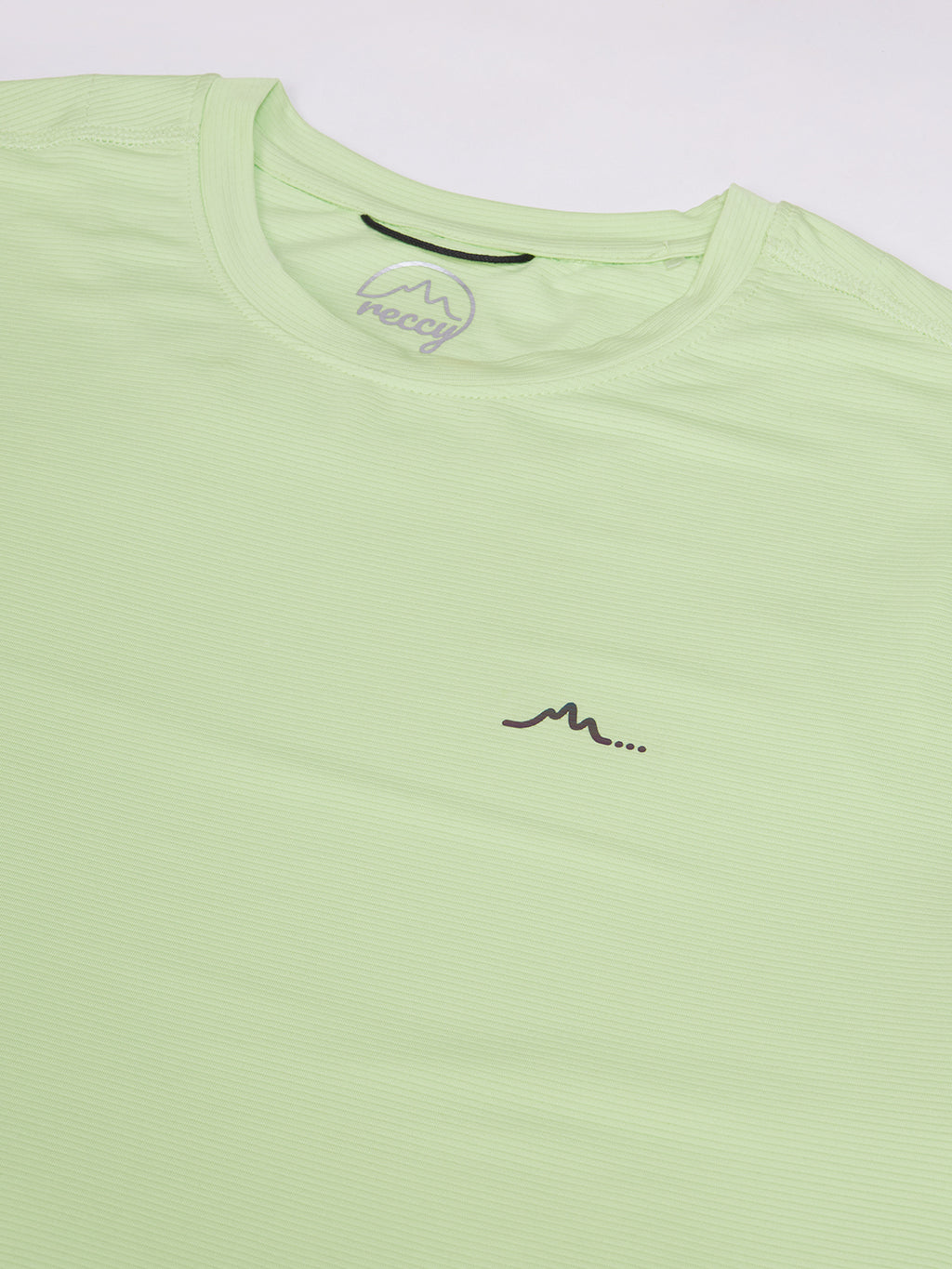 Men's Ultralight Athletic T Shirt - Lime - Light Soft Breathable Super Stretch Moisture Wicking