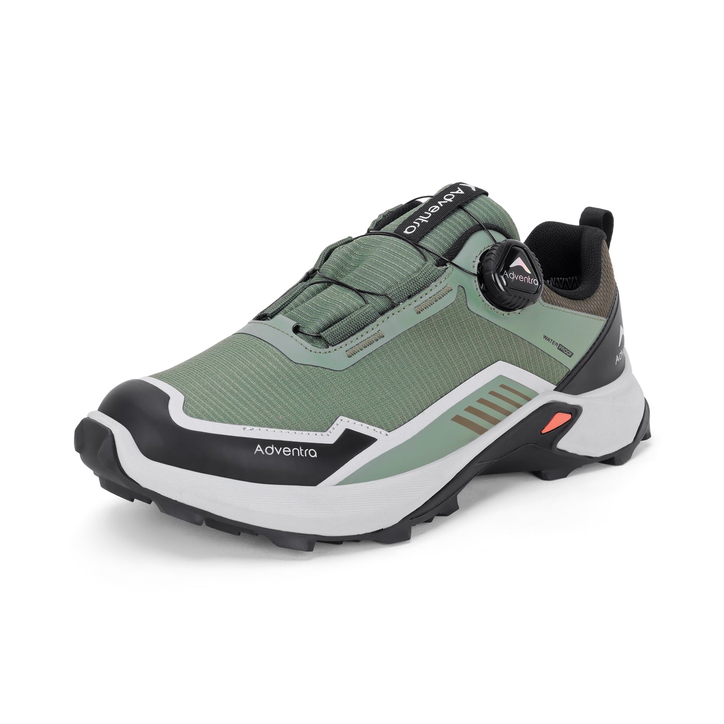 Adventra Men Waterproof Low-Top Hiking Shoes with Auto-Lacing (ET1102)