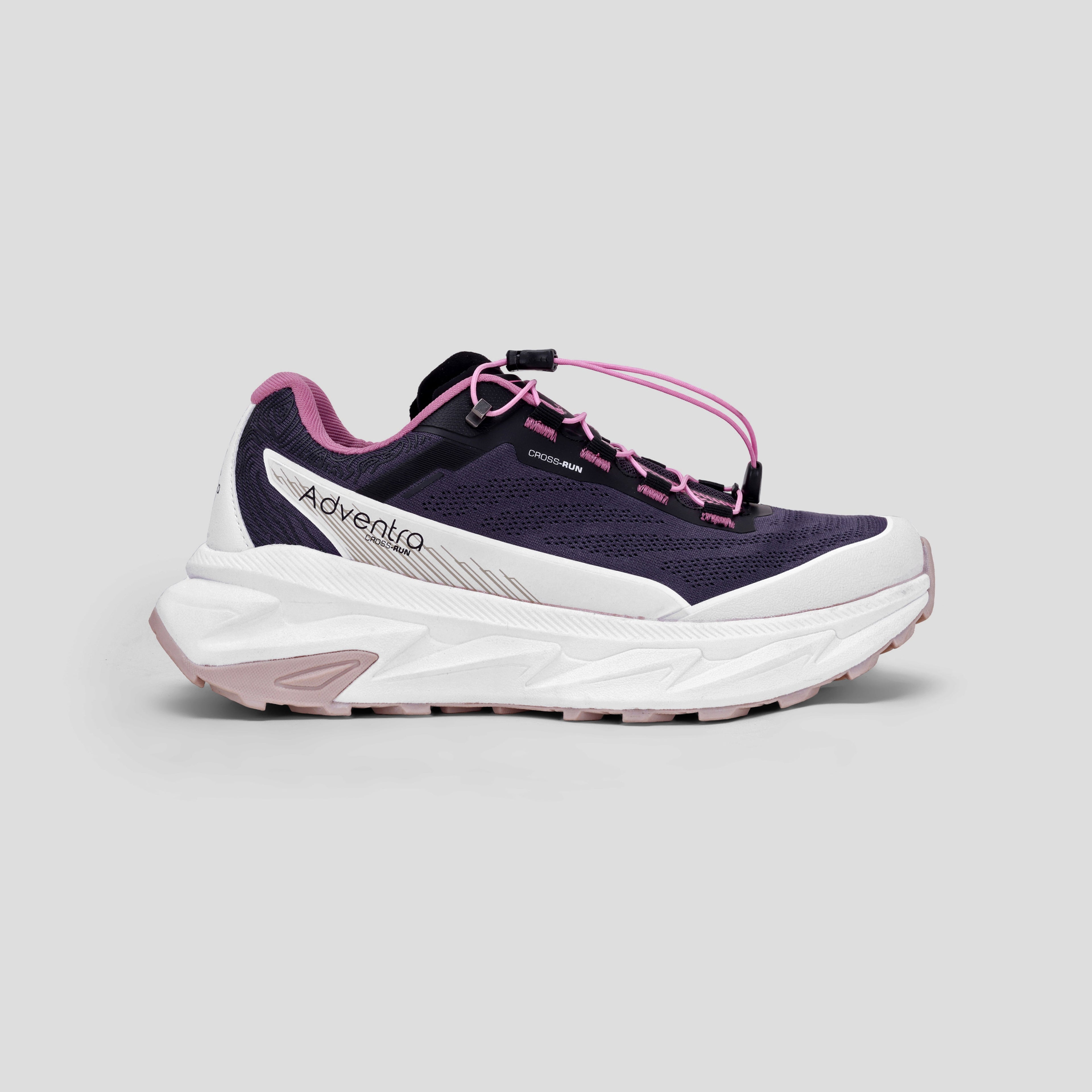 Women Trail Running Ultra Grip Lightweight Sports Shoes (TR2012) Grey-Pink
