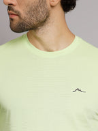 Men's Ultralight Athletic T Shirt - Lime - Light Soft Breathable Super Stretch Moisture Wicking