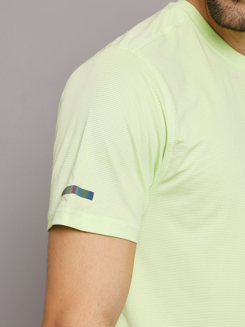 Men's Ultralight Athletic T Shirt - Lime - Light Soft Breathable Super Stretch Moisture Wicking