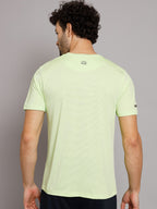Men's Ultralight Athletic T Shirt - Lime - Light Soft Breathable Super Stretch Moisture Wicking