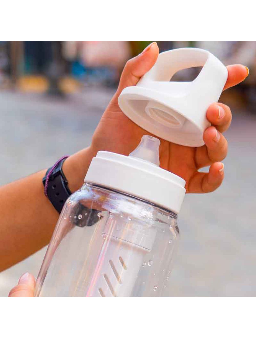 LifeStraw Go Series 2.0 Water Filter Bottle, 34 oz Clear