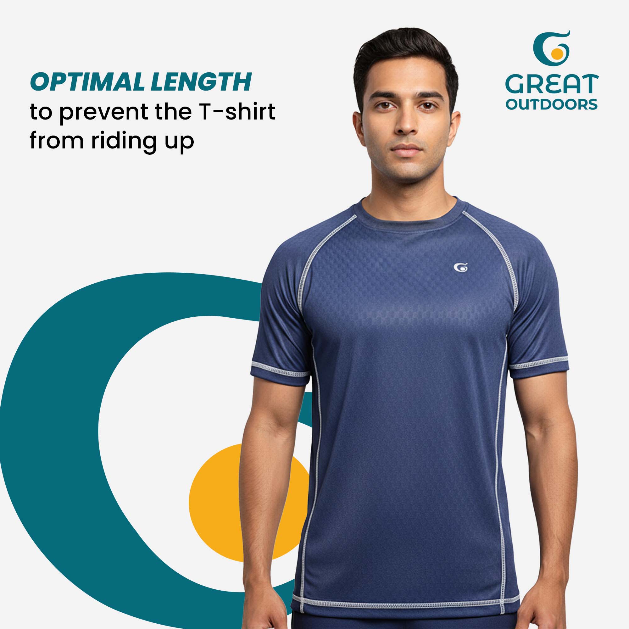 Great Outdoors ComforTee Unisex Half Sleeves Tshirt