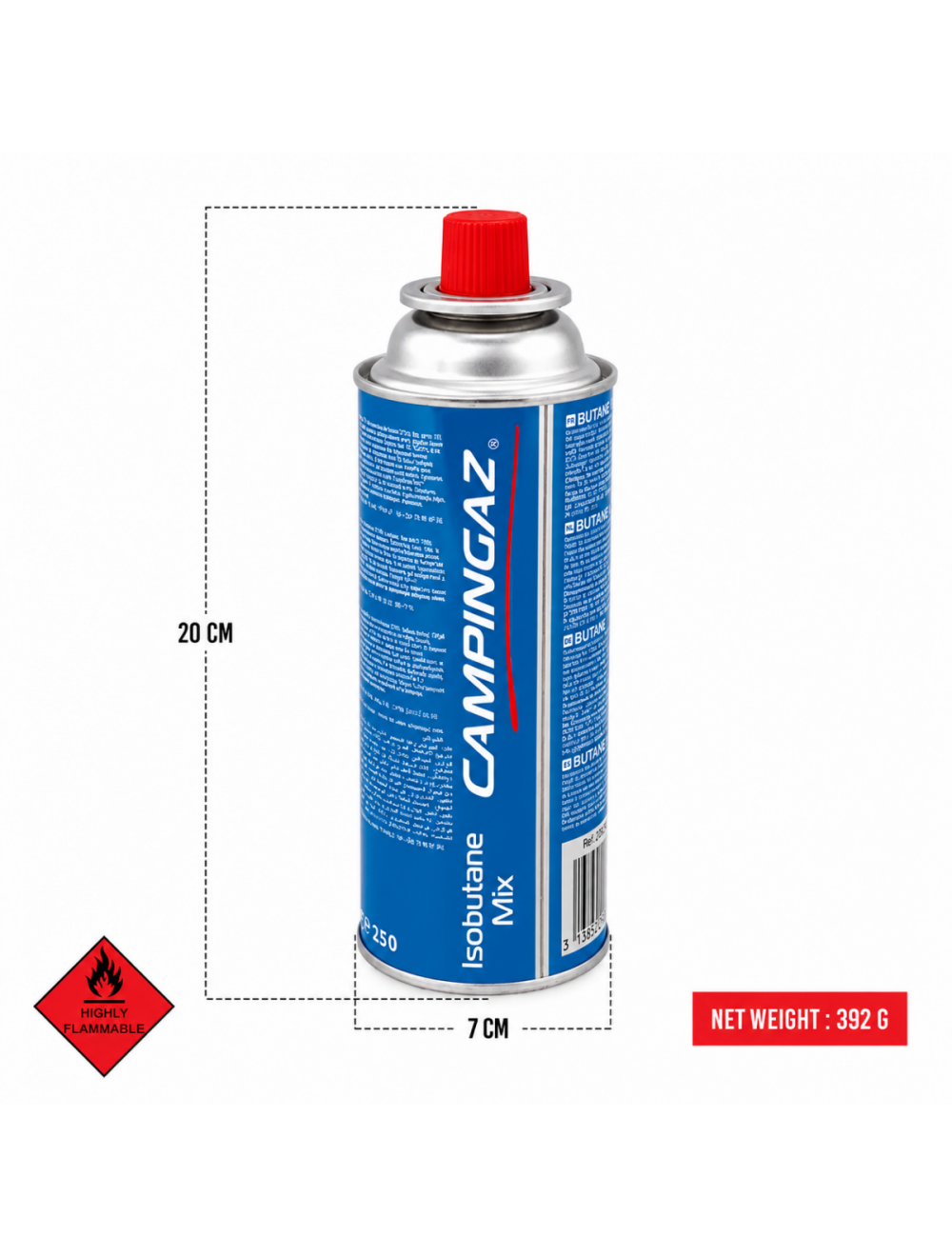 Campingaz CP250 Butane Gas Cartridge for Portable Camping Stoves