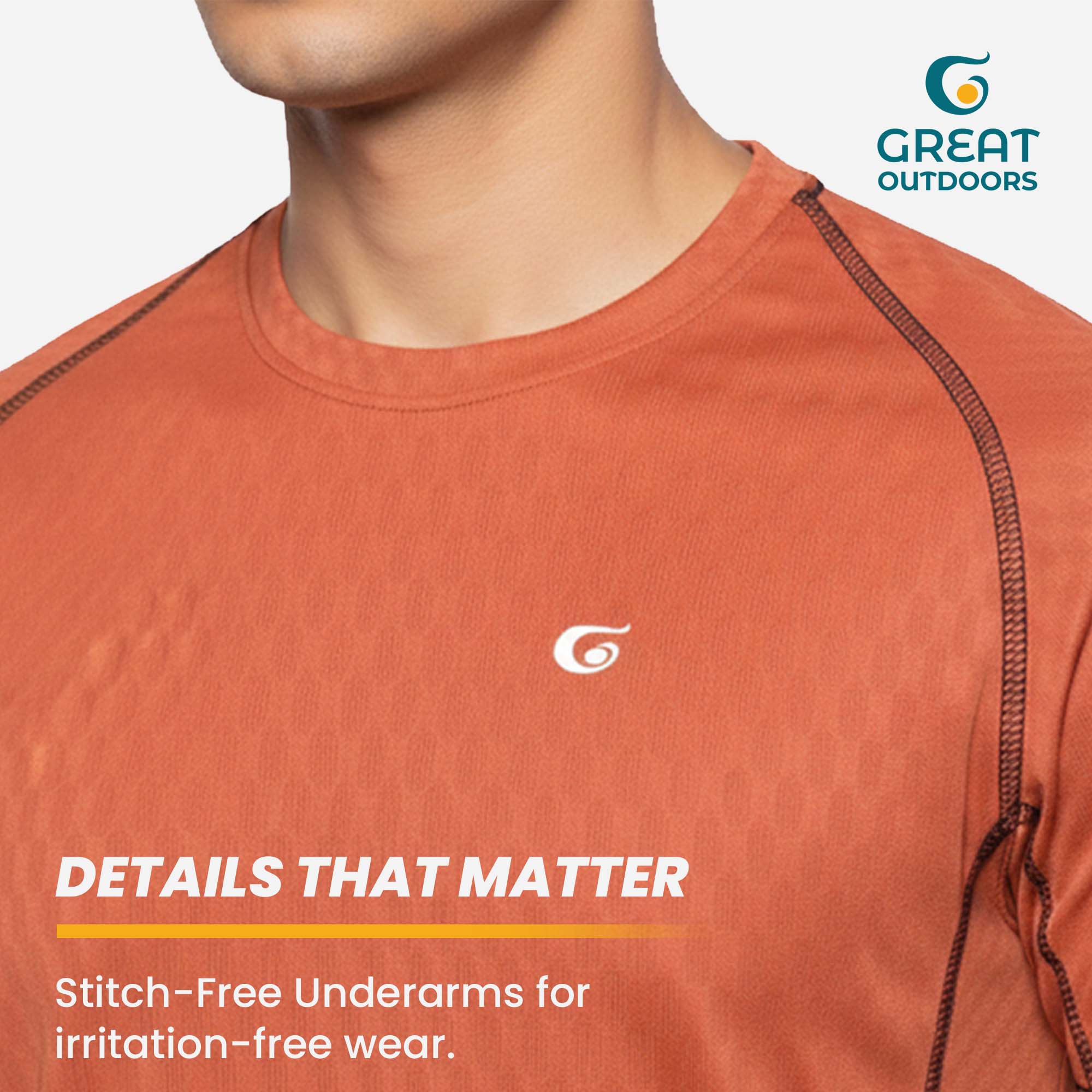 Great Outdoors ComforTee Unisex Half Sleeves Tshirt