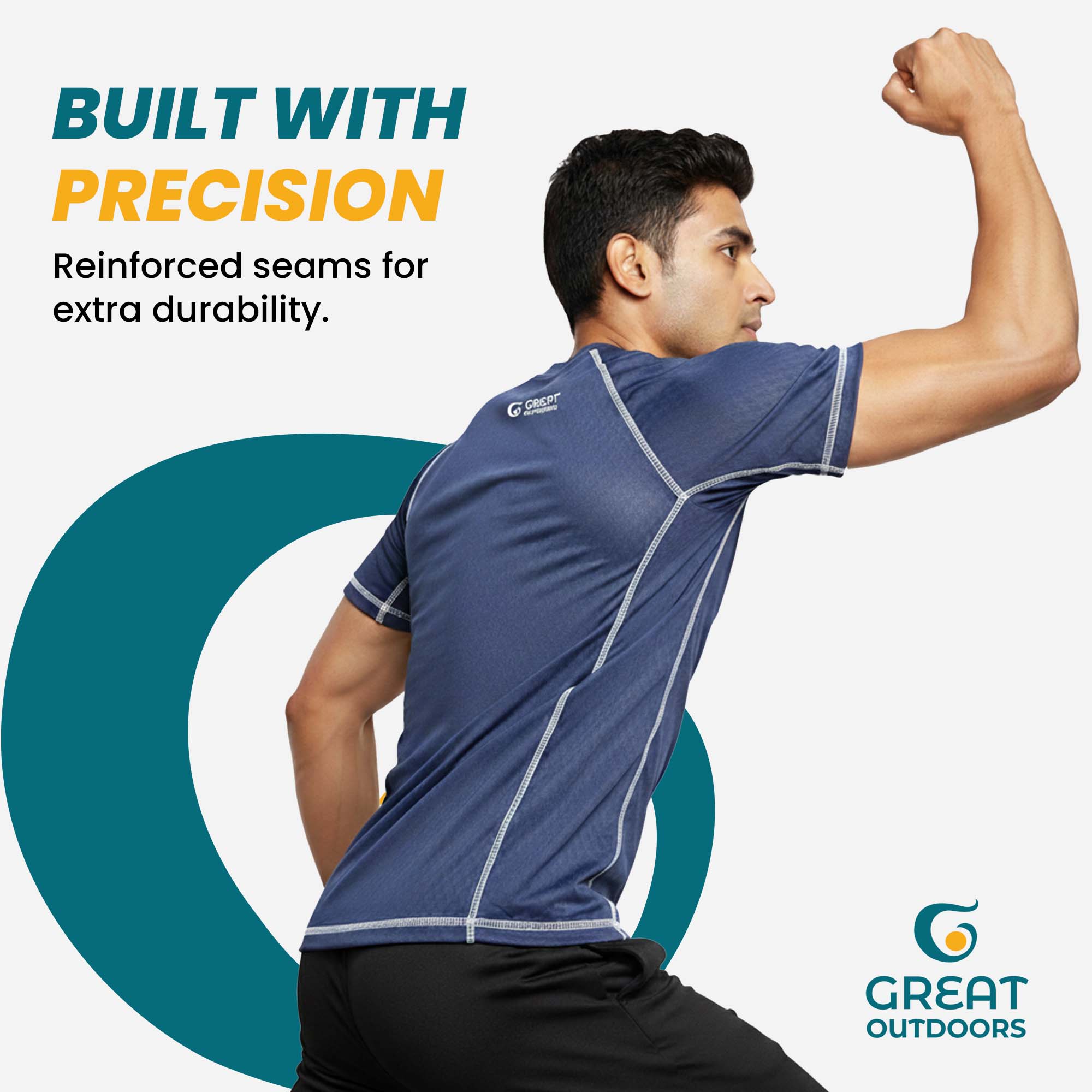 Great Outdoors ComforTee Unisex Half Sleeves Tshirt