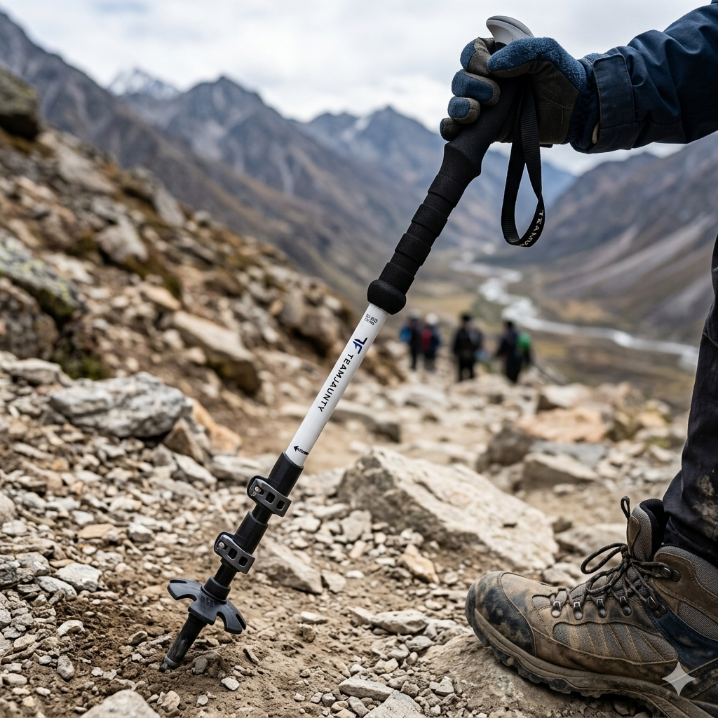 Great Outdoors Jaunty Hiking Pole | Aluminium 7075 Alloy | Walking Stick