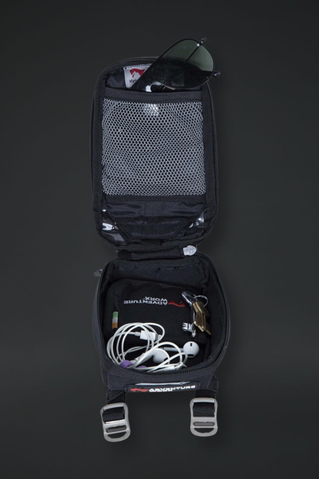 Cycle Stem Mobile Bag - Touchscreen Friendly Transparent Mobile Pouch by Adventure Worx