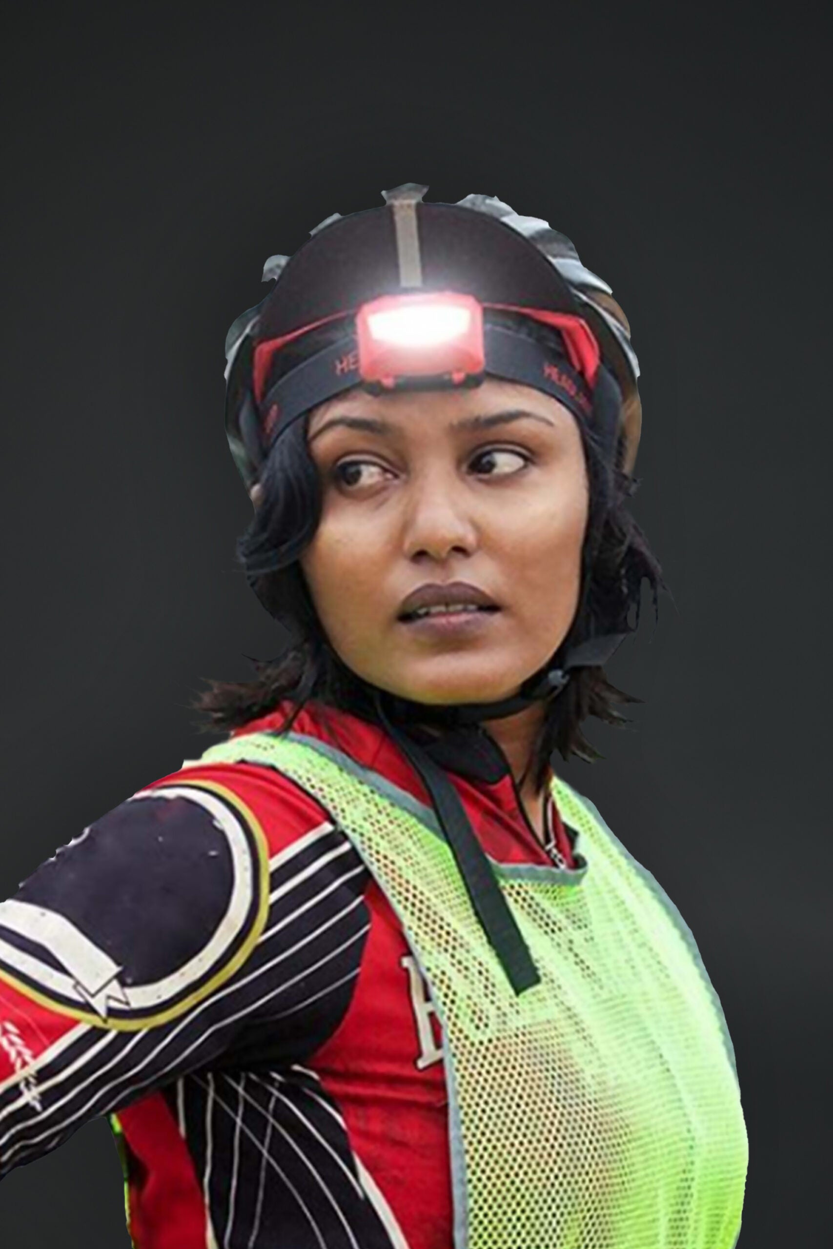 Adventure Worx Head Lamp/ Light Essential Adventure Accessory LED Headlamp (Black &amp; Red)