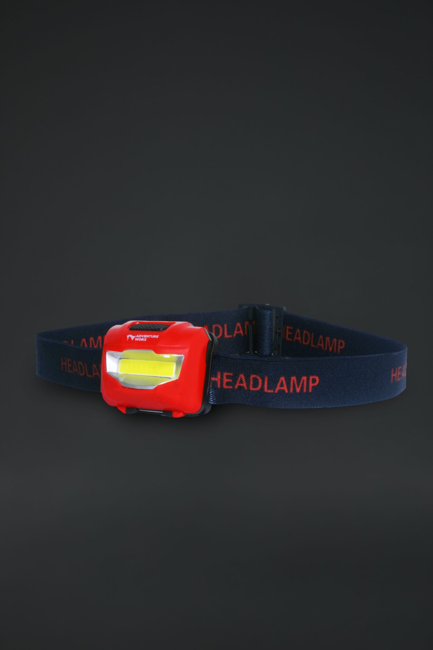 Adventure Worx Head Lamp/ Light Essential Adventure Accessory LED Headlamp (Black &amp; Red)