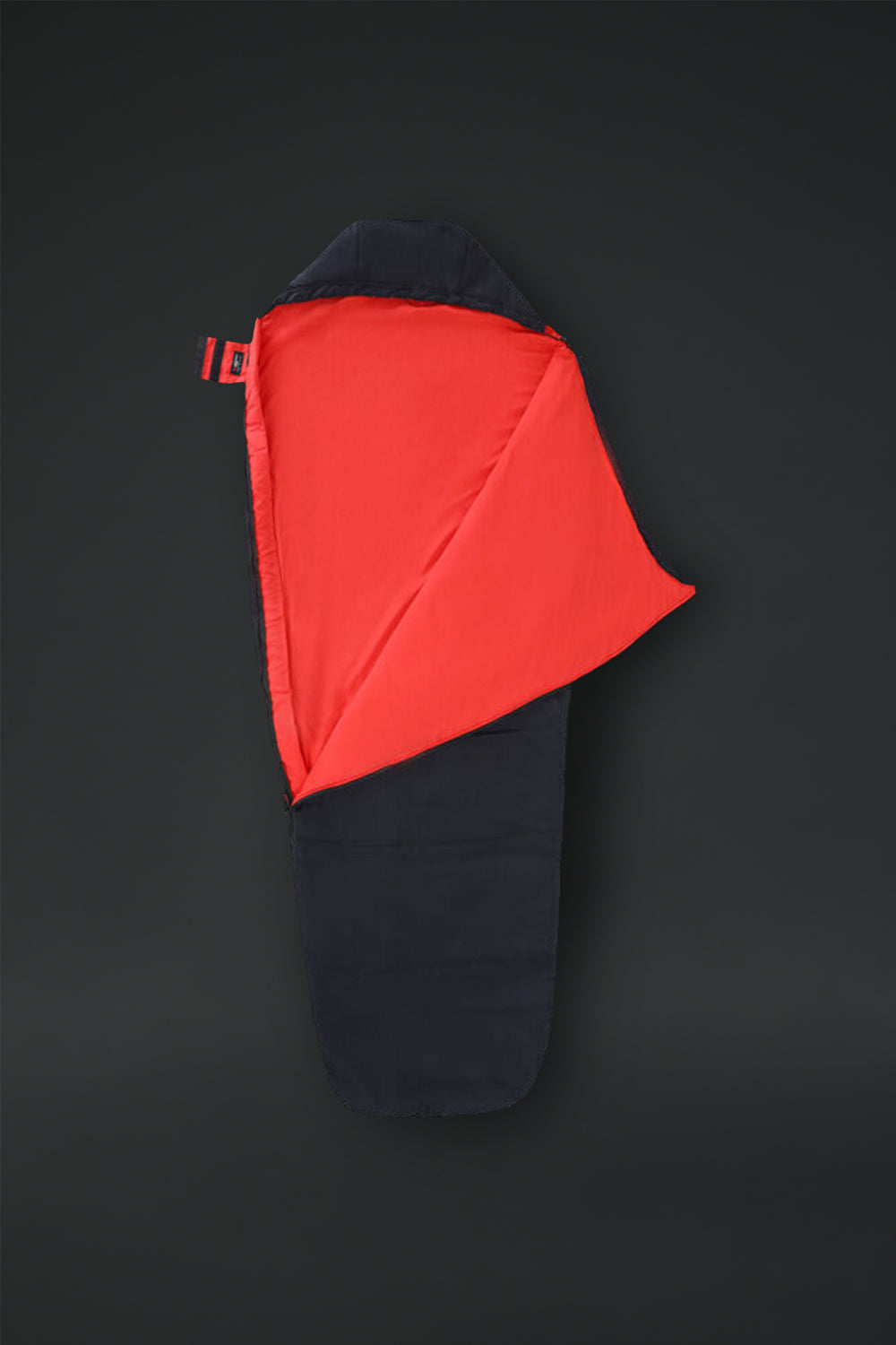 Adventure-Worx-Low-Altitude-sleeping-Bag-Black-Red-Open