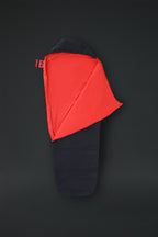 Adventure-Worx-Low-Altitude-sleeping-Bag-Black-Red-Open