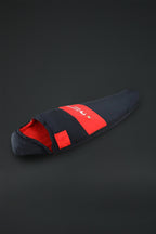 Adventure-Worx-Low-Altitude-sleeping-Bag-Black-Red-Side-Angle