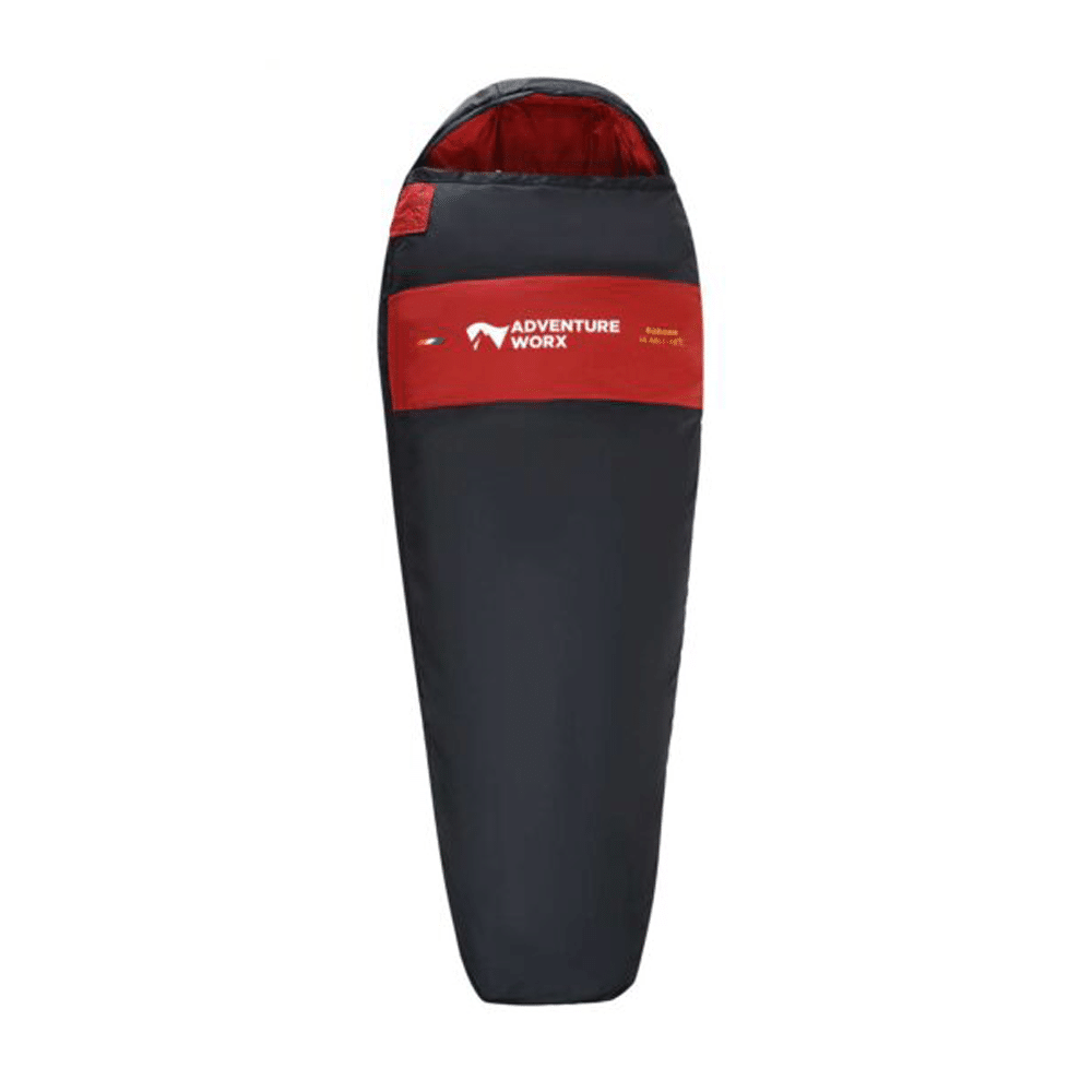 Adventure-Worx-Low-Altitude-sleeping-Bag-Black-Red