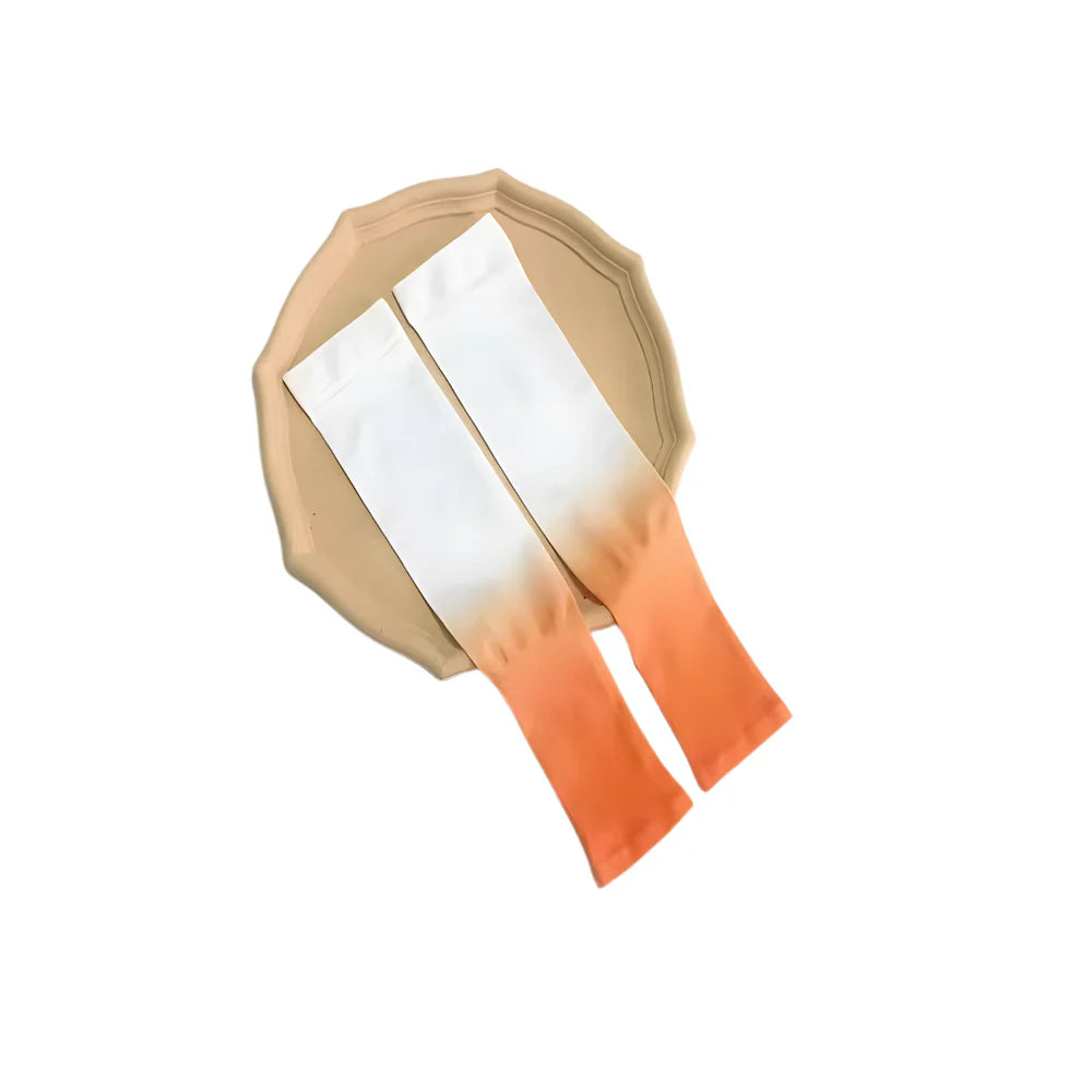 Hand or Arm Sleeves for UV and Sun Protection -  Two Colour with thumb holes - Mosquito Repellant Ice Seeve