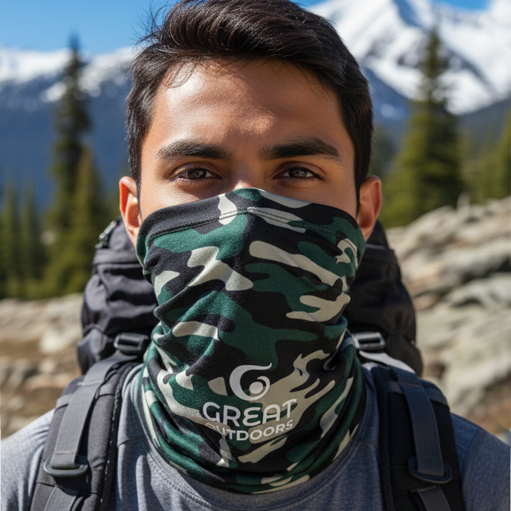 Great Outdoors Military Camo - Neck Warmer - Bandana