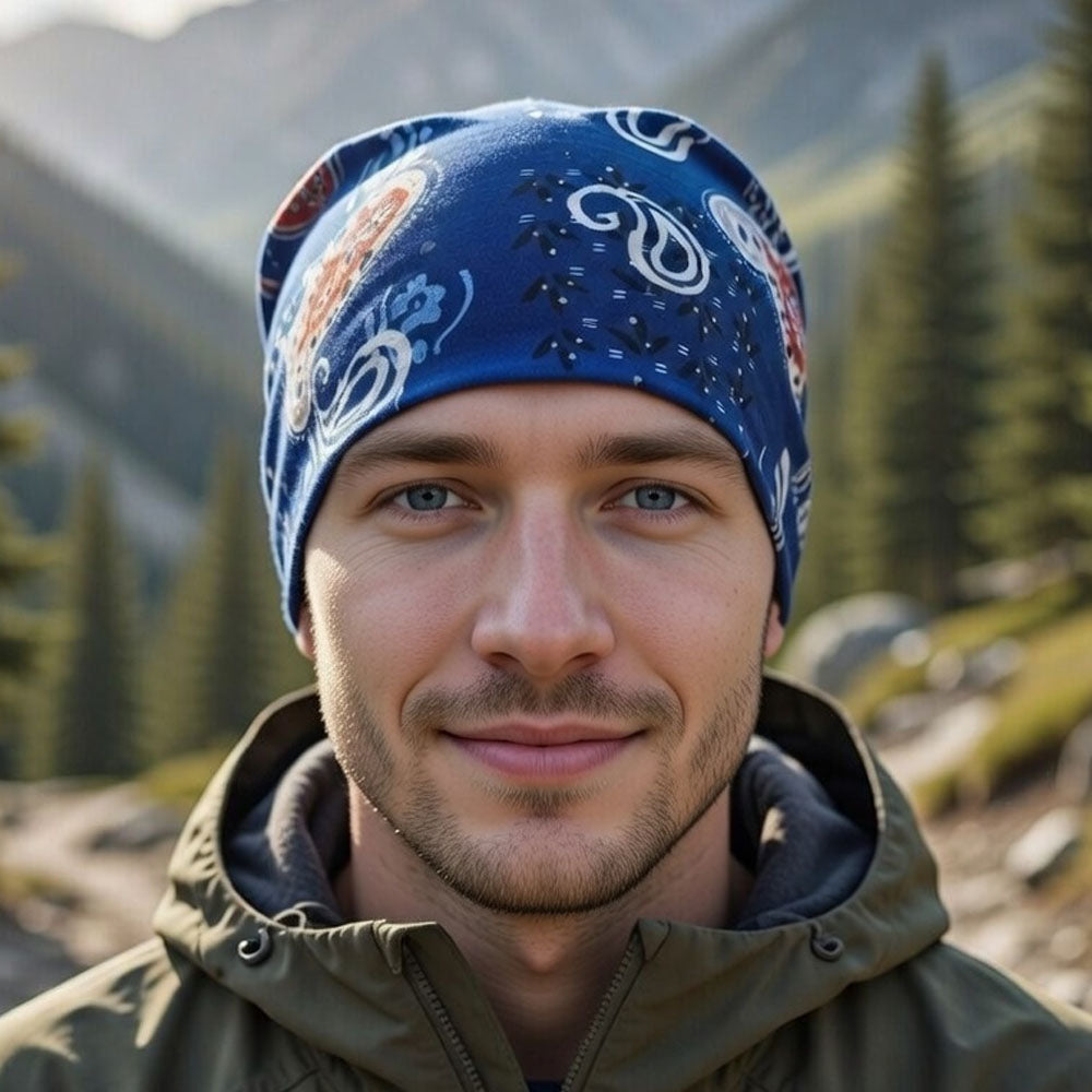 Multi Colour Printed Neck and Head Warmer Bandana