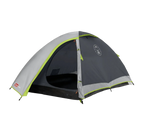 Coleman Darwin 2 Gray and green camping tent on a transparent background