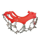 Snow Crampons with Metal Spikes, Silicone Body and Metal Chain