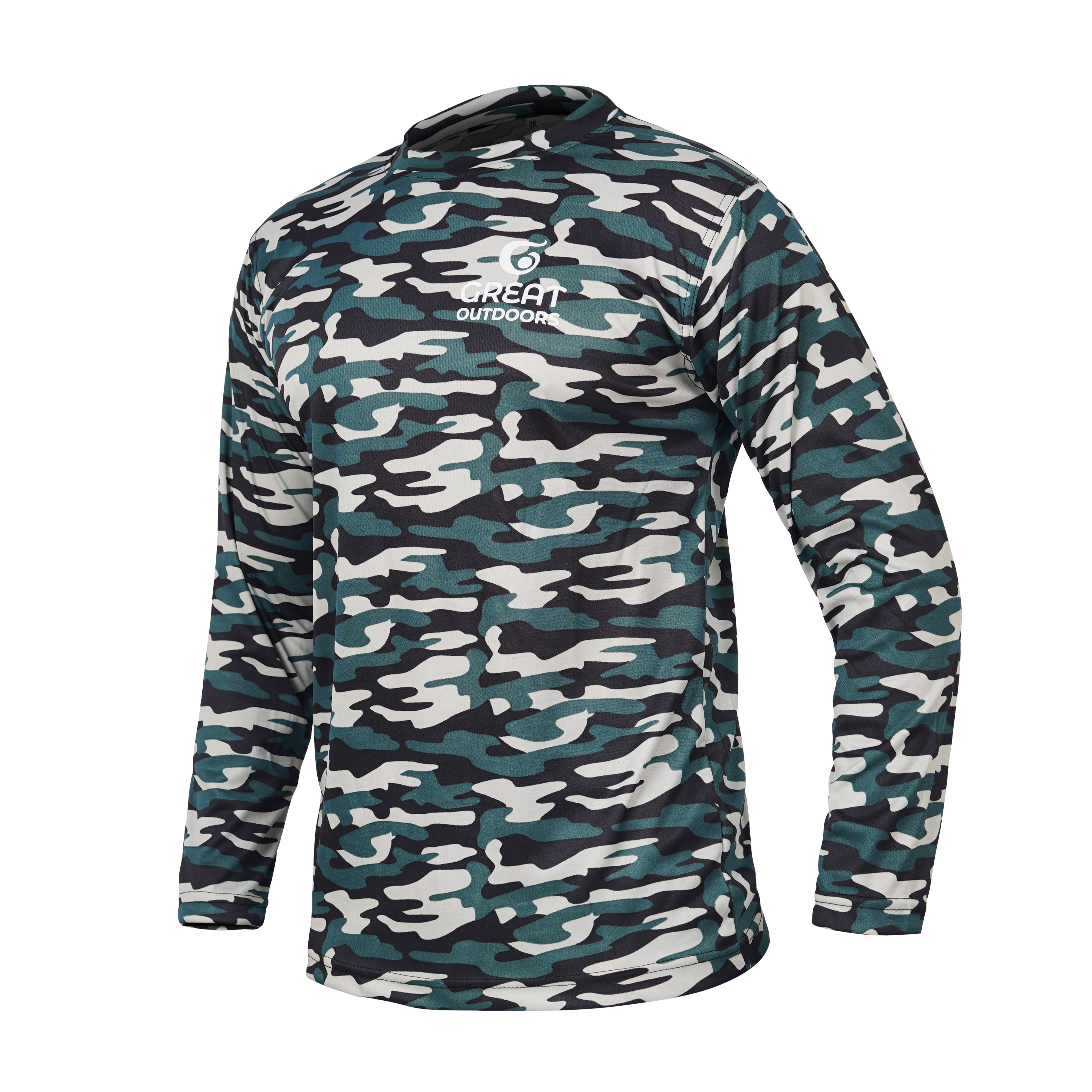 Military Camo Tshirt Full Sleeve