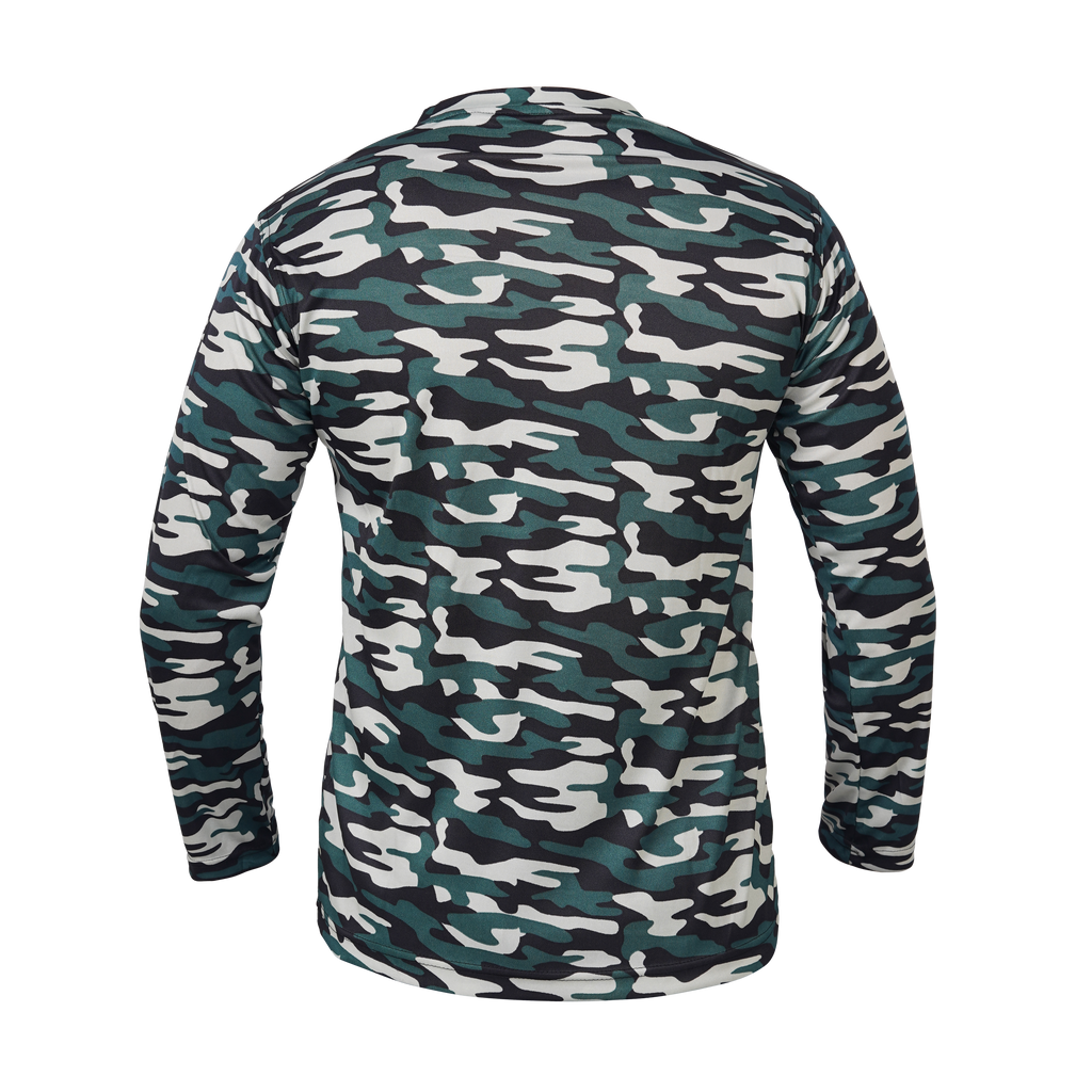 Military Camo Tshirt Full Sleeve