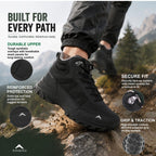 Adventra Men Mid-Top Hiking Shoes with Anti-Skid Full Rubber Sole (EH900)