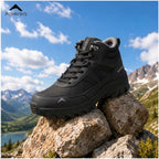 Adventra Men Mid-Top Hiking Shoes with Anti-Skid Full Rubber Sole (EH900)