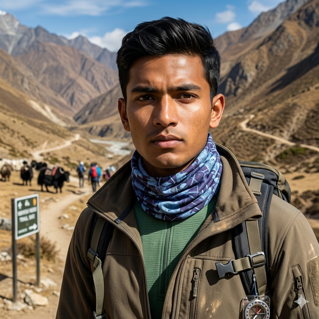 Multi Colour Premium Printed Warm Neck and Head Warmer Bandana with fleece lining