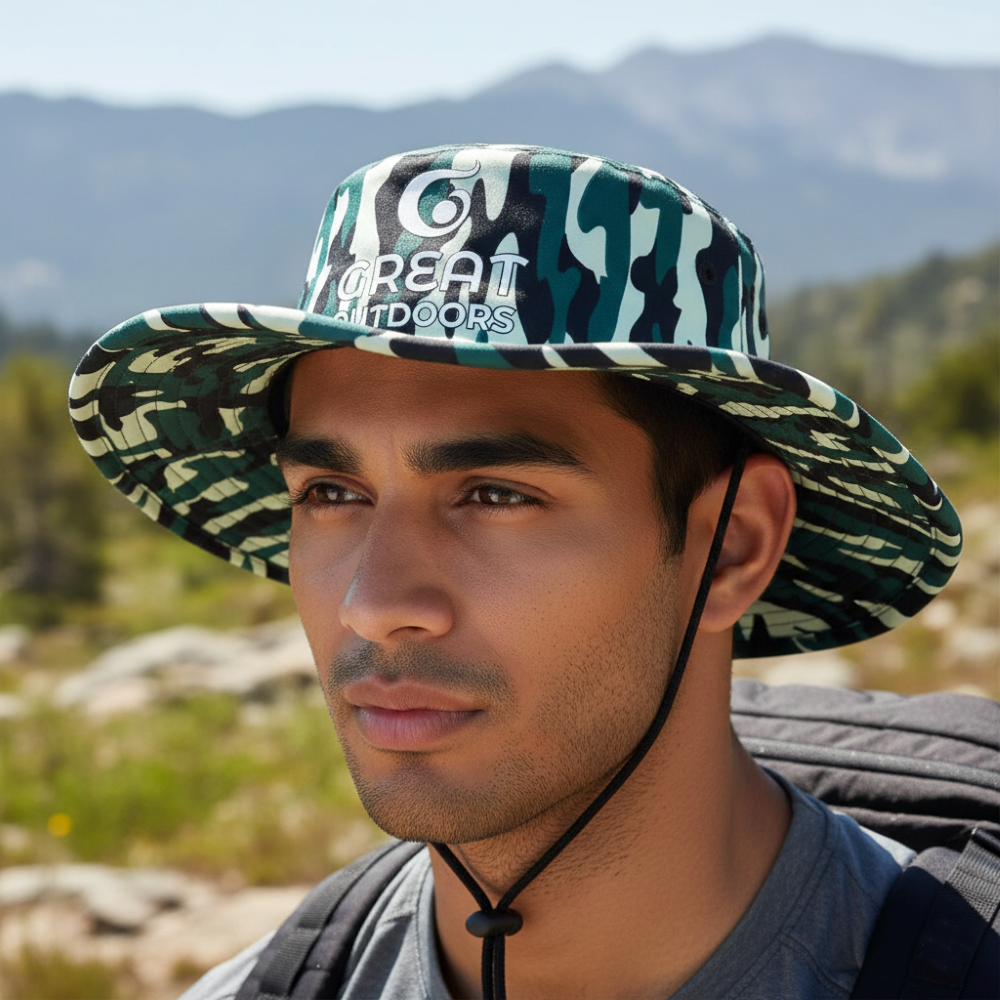 Great Outdoors - Men Army Military Hat Quick Dry Camouflage Commando Patterns