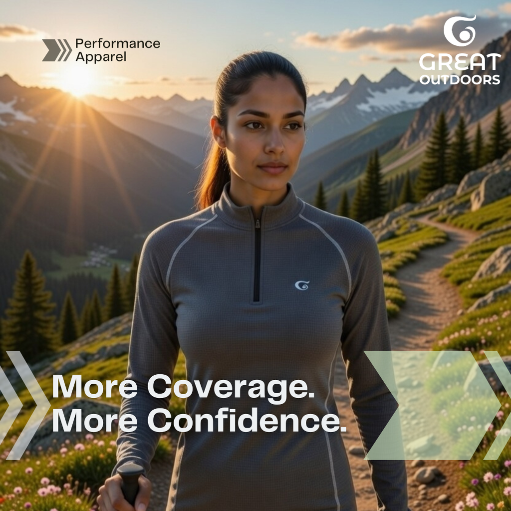 Great Outdoors Trexy Full Sleeves Graphite Grey Tshirt in outdoors