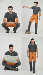 JAG TerraTrek Convertible Limited Edition Trekking Pant | Bottom Zipper | Ultra Light Crush Fabric