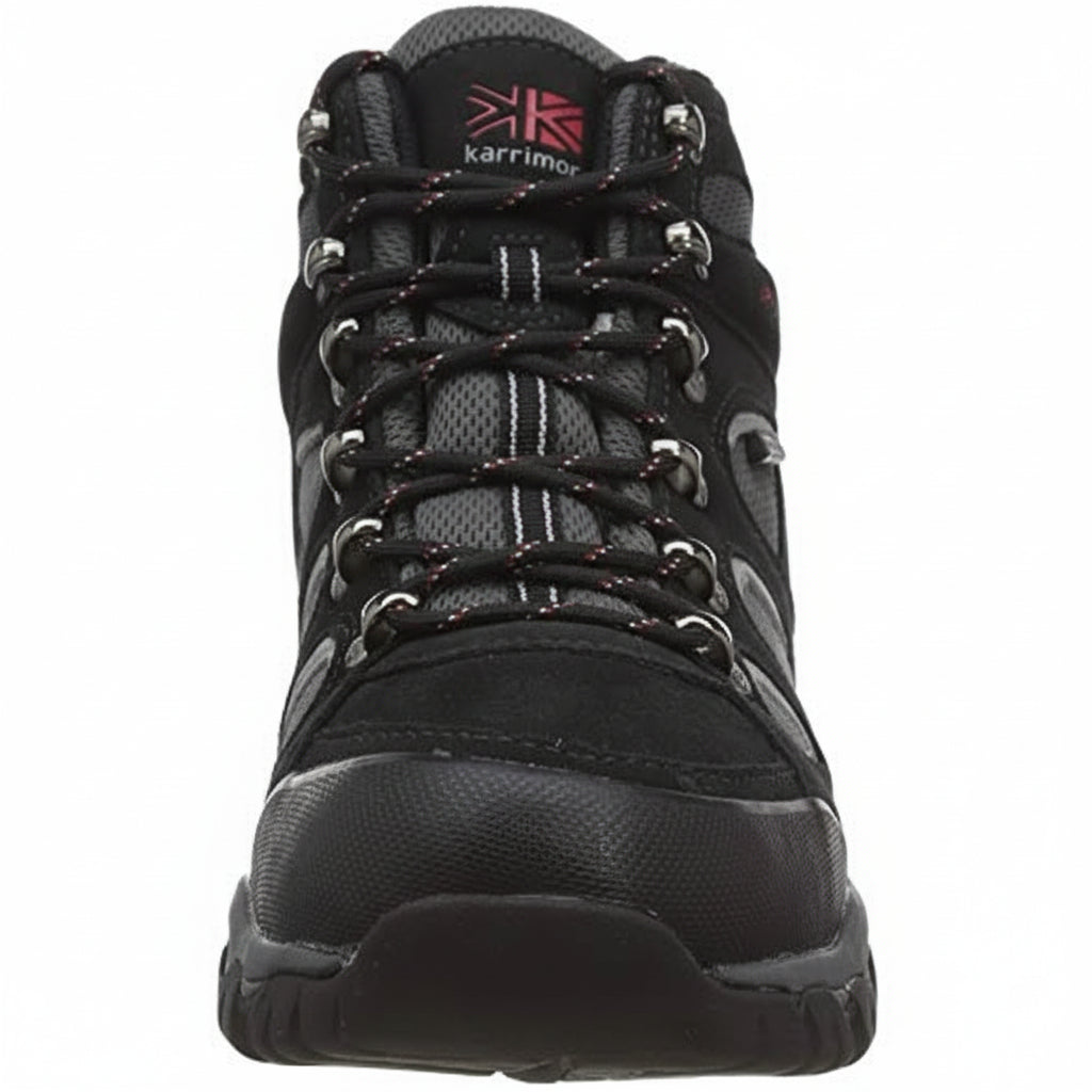 karrimor bodmin mid iv black suede front view