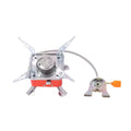 Kovar portable butane gas camping stove with pipe extension