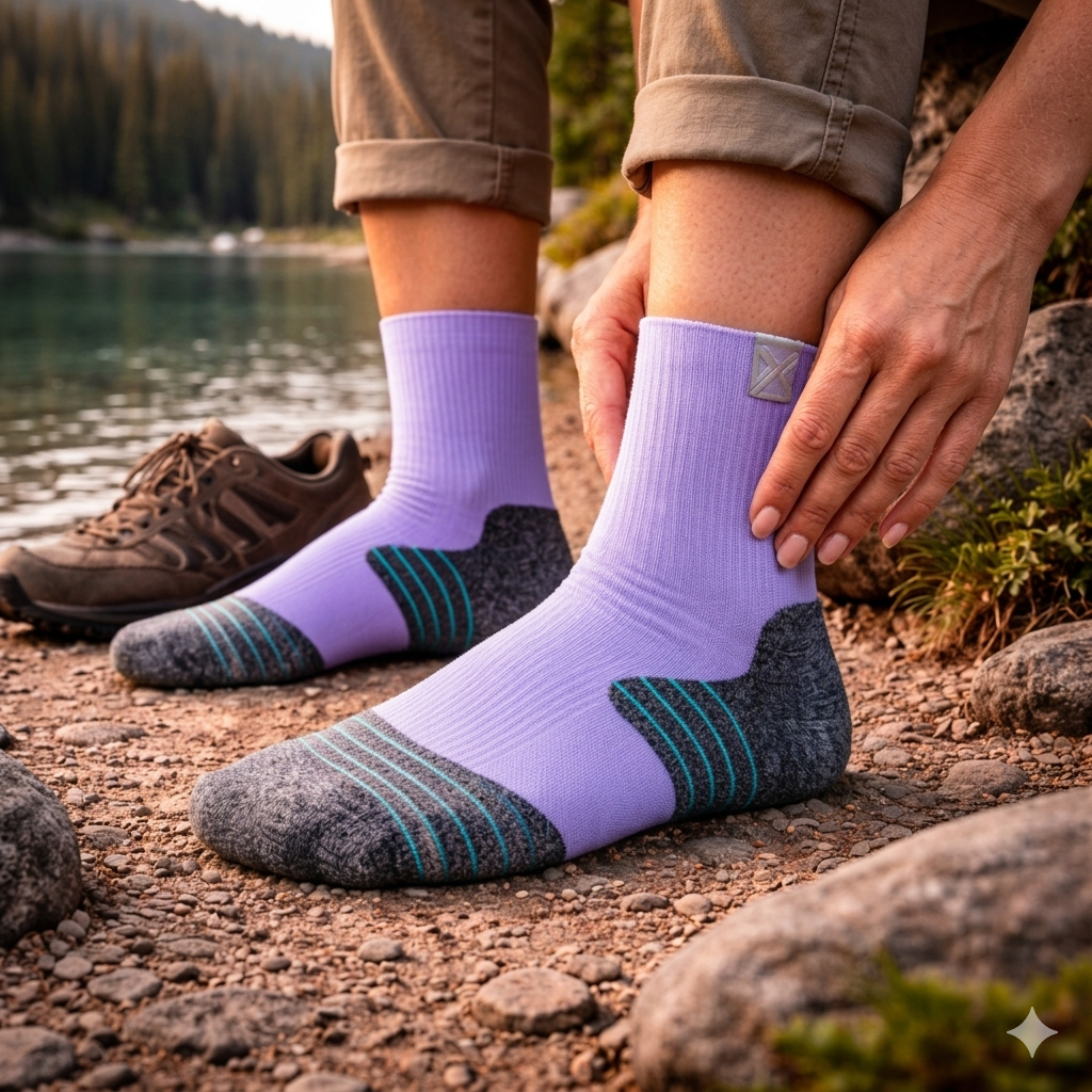 DYS Womens Hiking Sports Socks with XS Fabric