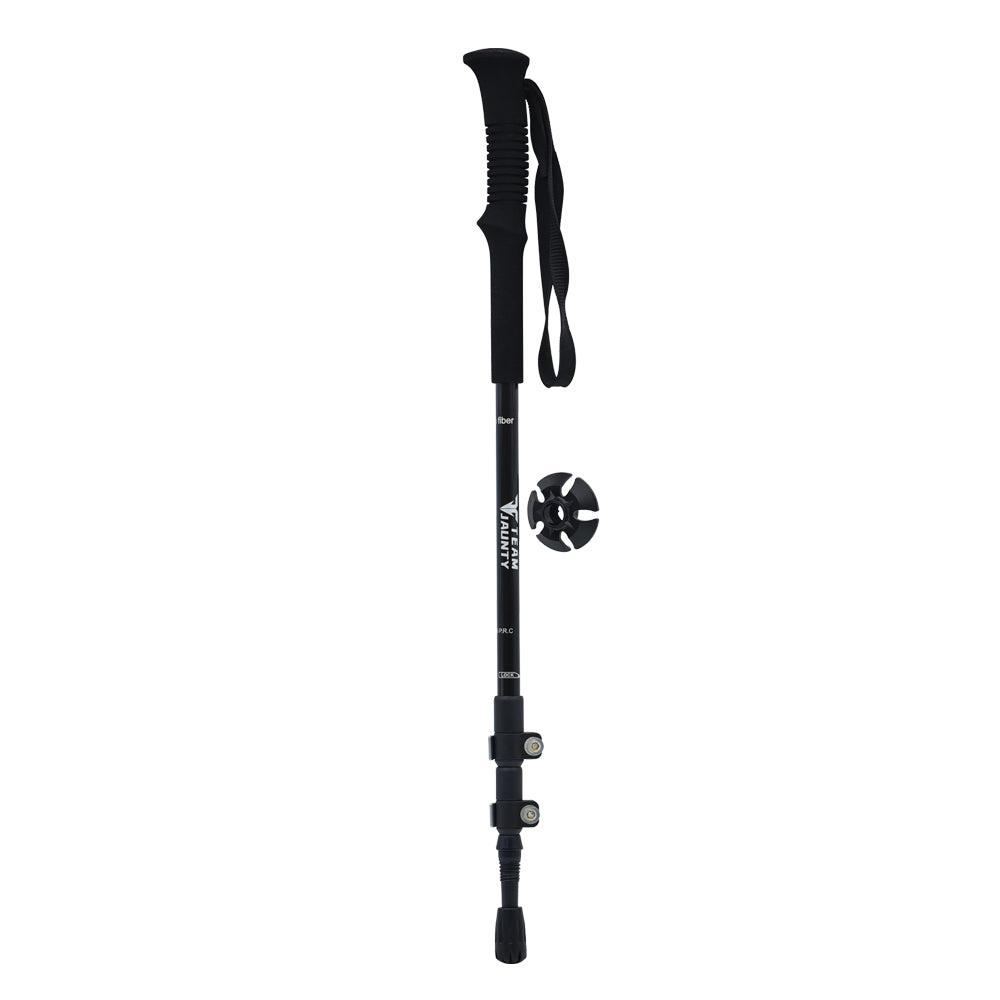 Great Outdoors Jaunty Hiking Pole Carbon | Carbon Fiber | Premium Waking Stick | Highly Durable | Ultralight