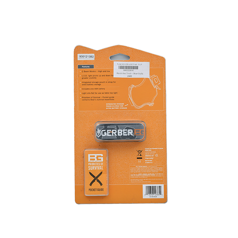 Gerber Hands-free Head Torch - Bear Grylls Edition