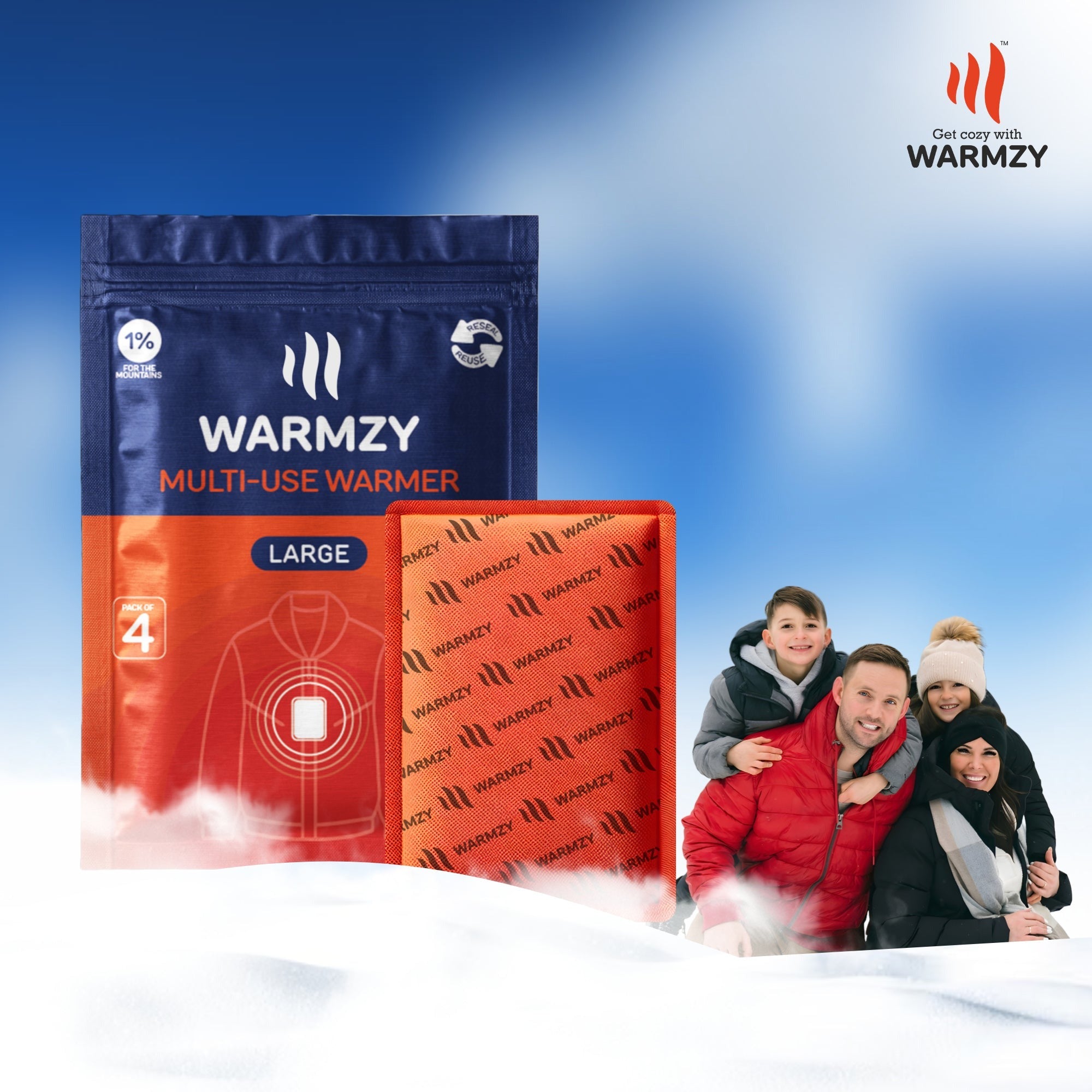 Warmzy Large Body Warmer (Pack of 4)