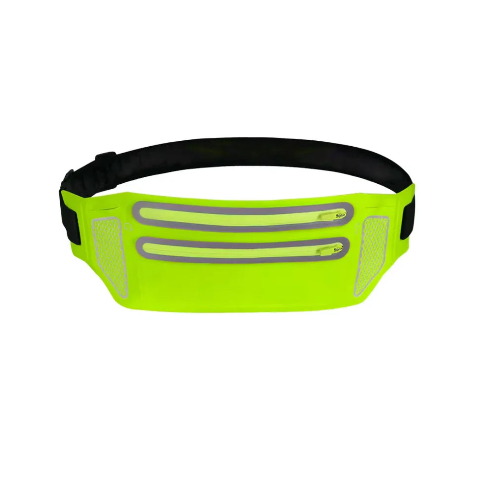 Waterproof Waist Pouch with 2 zip pockets for Mobile and Money