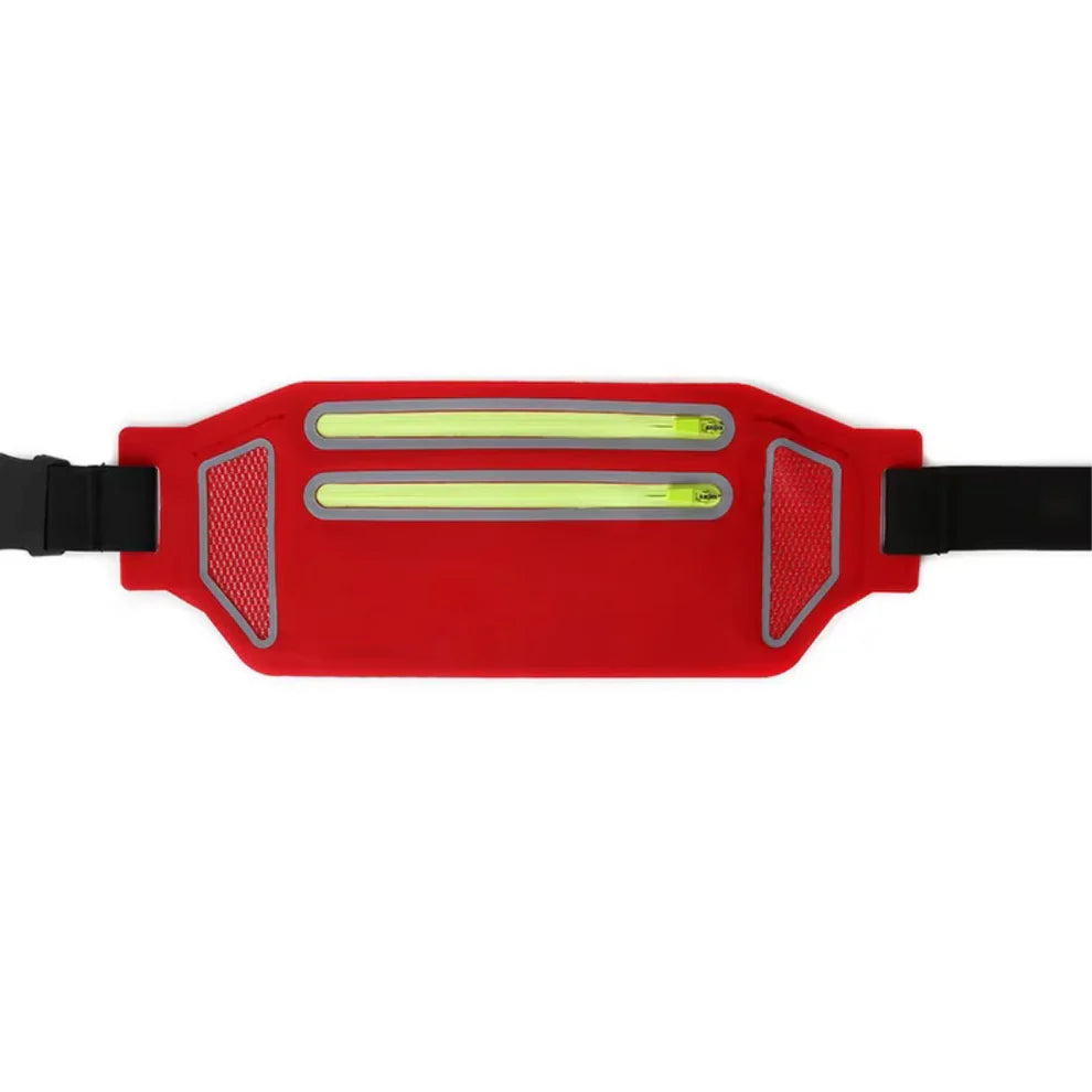 Waterproof Waist Pouch with 2 zip pockets for Mobile and Money