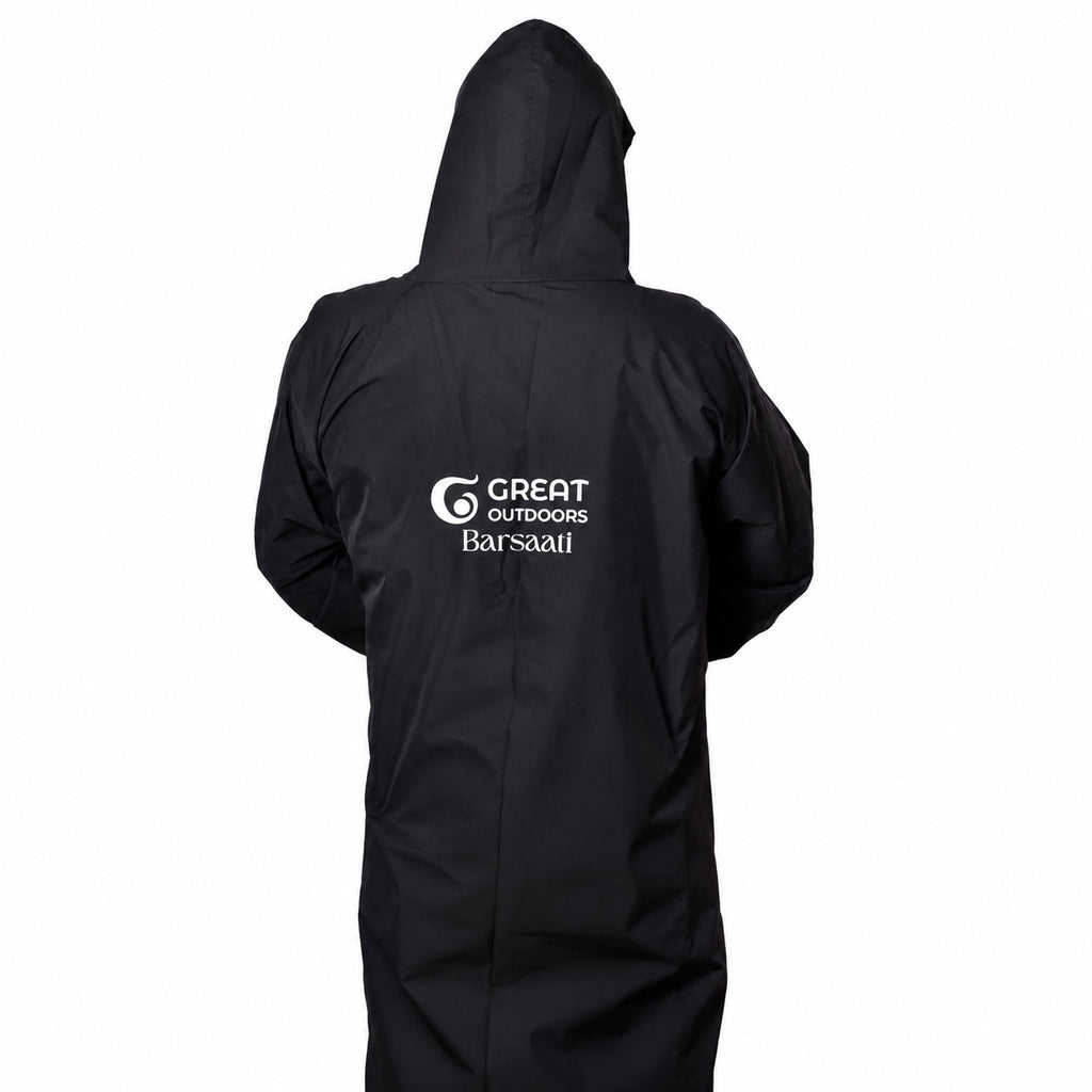 Great Outdoors Waterproof Poncho | Lightweight | With Sleeves | Hooded | Knee Length