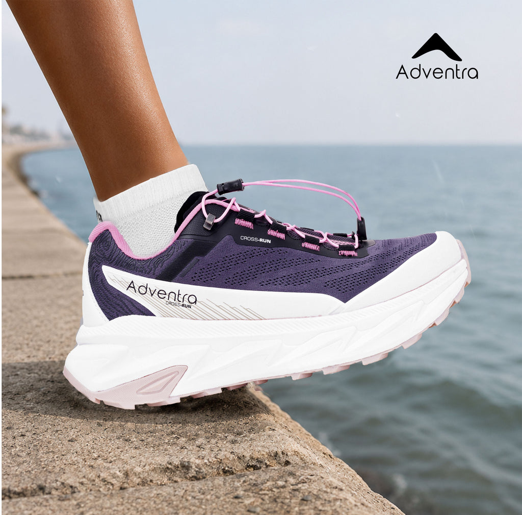 Women Trail Running Ultra Grip Lightweight Sports Shoes (TR2012) Grey-Pink