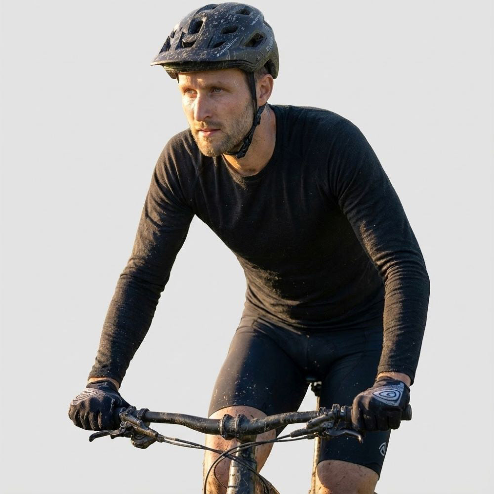 Aroline Cycling Plain Dri Fit : Black