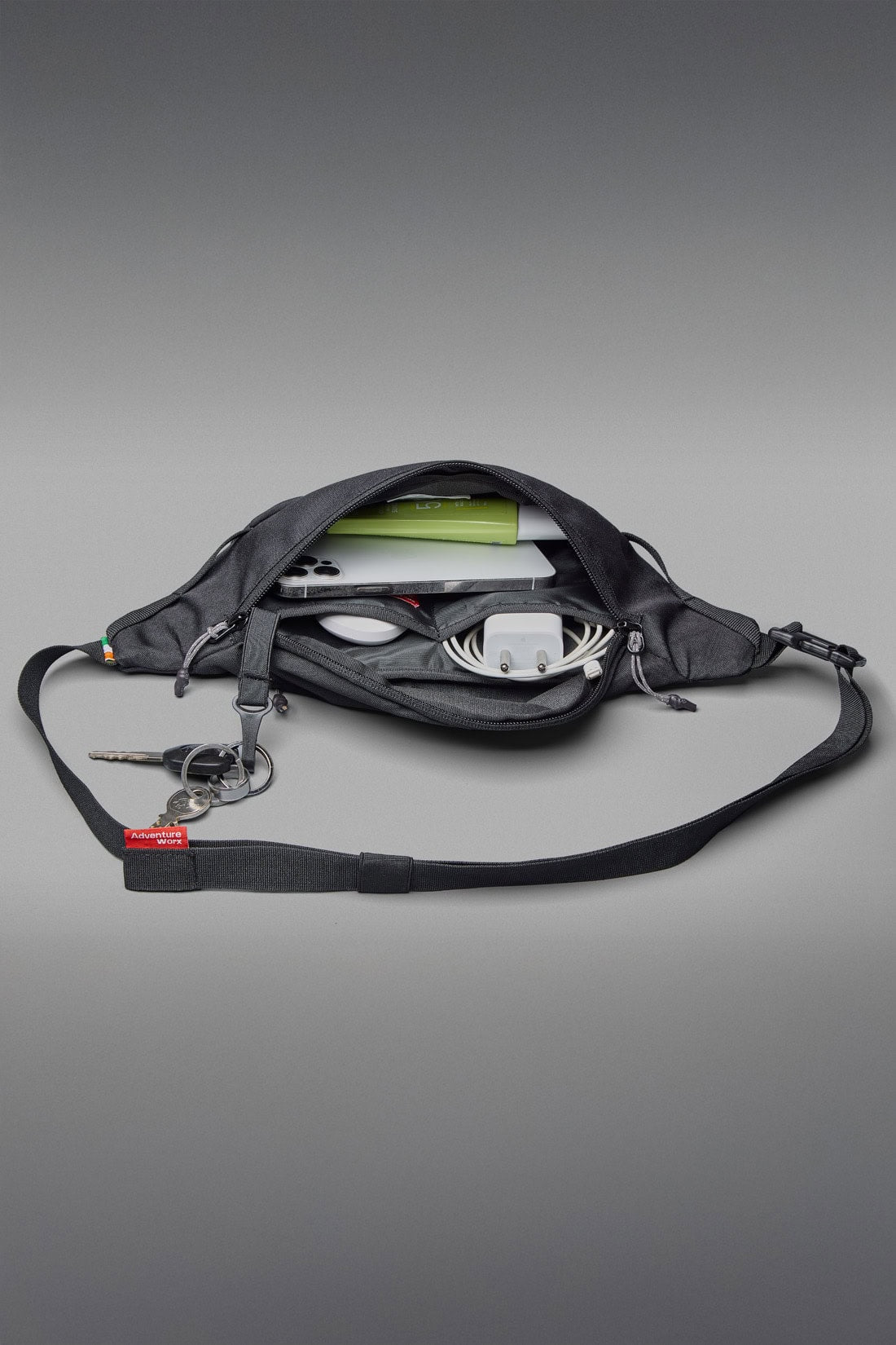 Adventure Worx Chail Cross Body Waist Pack  / Fanny Pack / Pouch for Hiking / Travel