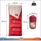 coleman palmetto sleeping bag sizing