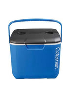 Coleman 30 Quart Excursion Cooler 17.7x13.4x15.4 Inch Blue Ice Box