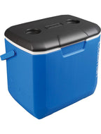 Coleman 30 Quart Excursion Cooler 17.7x13.4x15.4 Inch Blue Ice Box