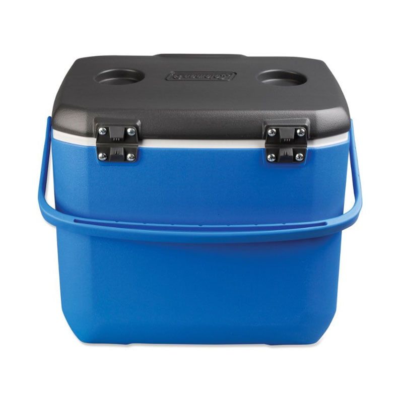 Coleman 30 Quart Excursion Cooler 17.7x13.4x15.4 Inch Blue Ice Box
