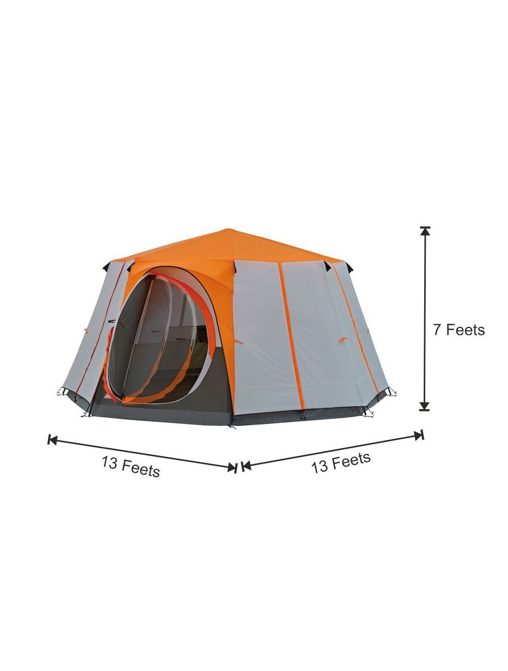 Coleman Cortes Octagon 8 Tent (Orange)