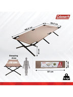 Coleman Trailhead II Folding Camping Cot Bed for Outdoor Travel